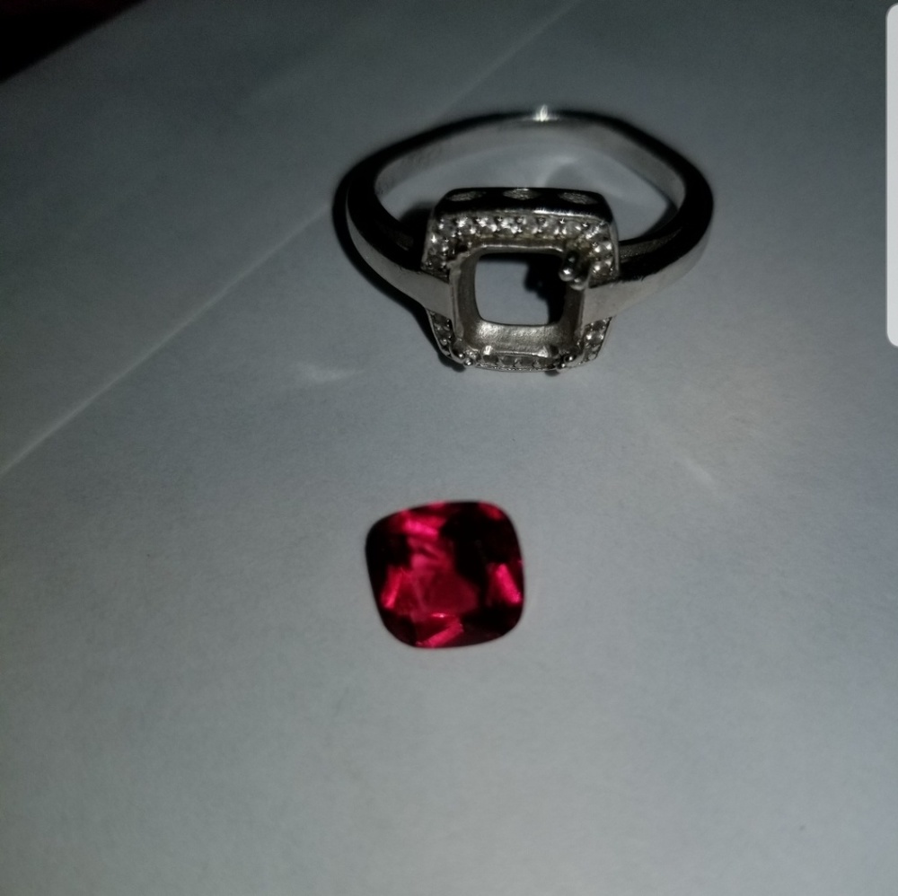 Broken Ruby Ring